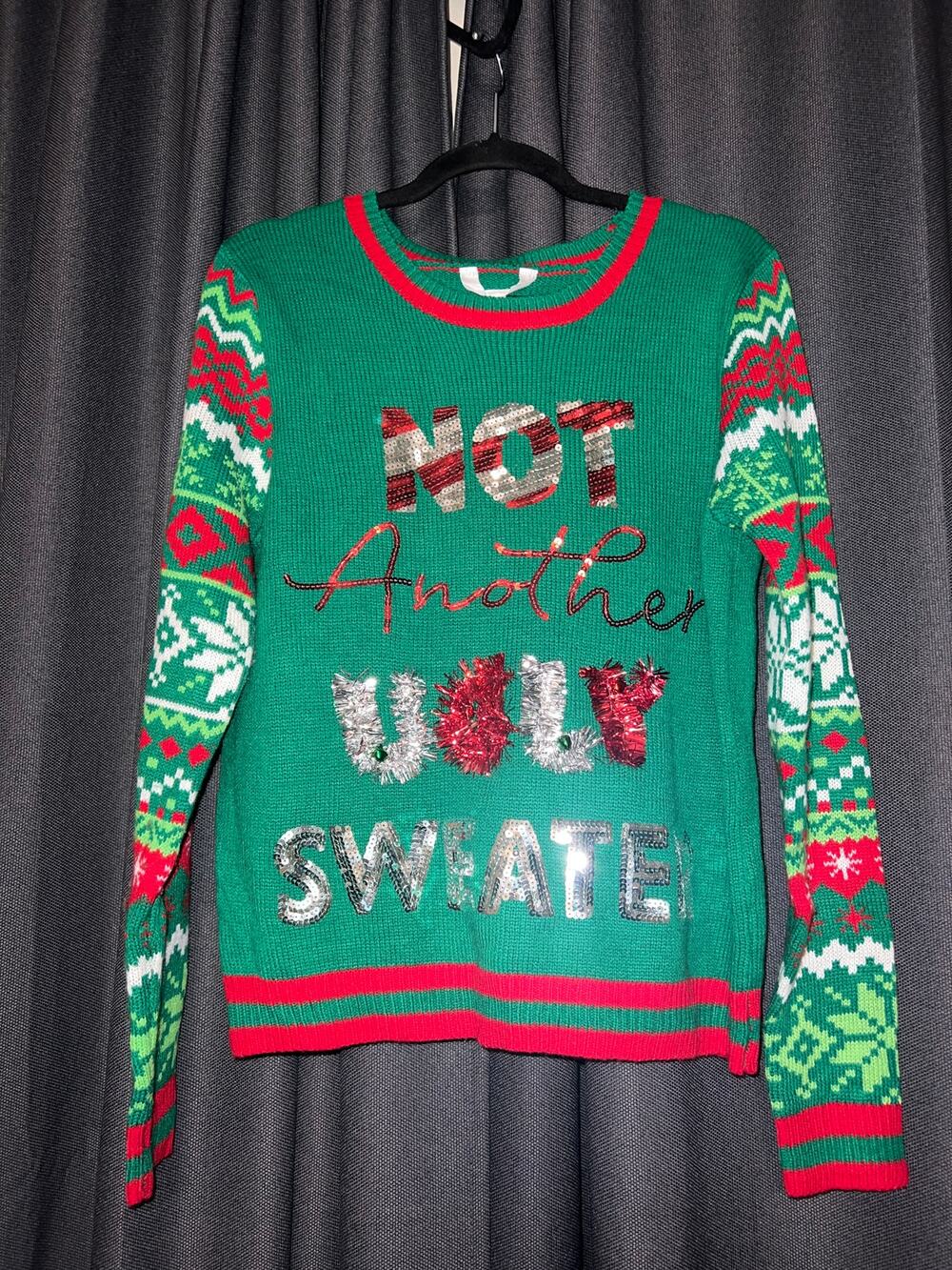 Ugly Christmas Sweater Xmas Size XL